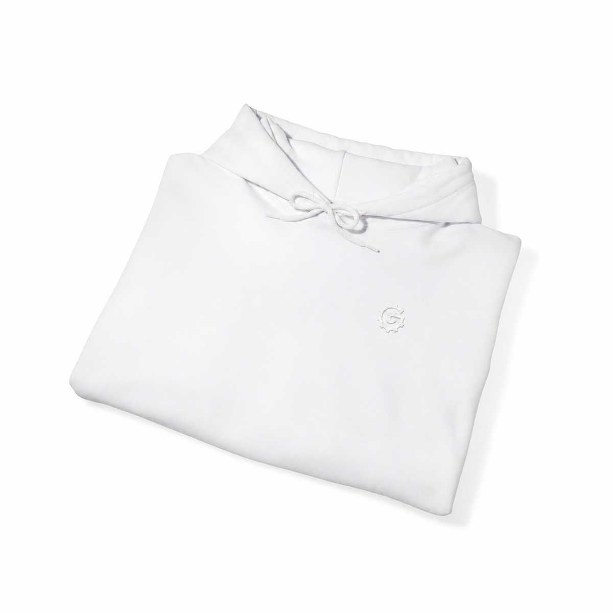 White OGSON hoodie folded product mockup