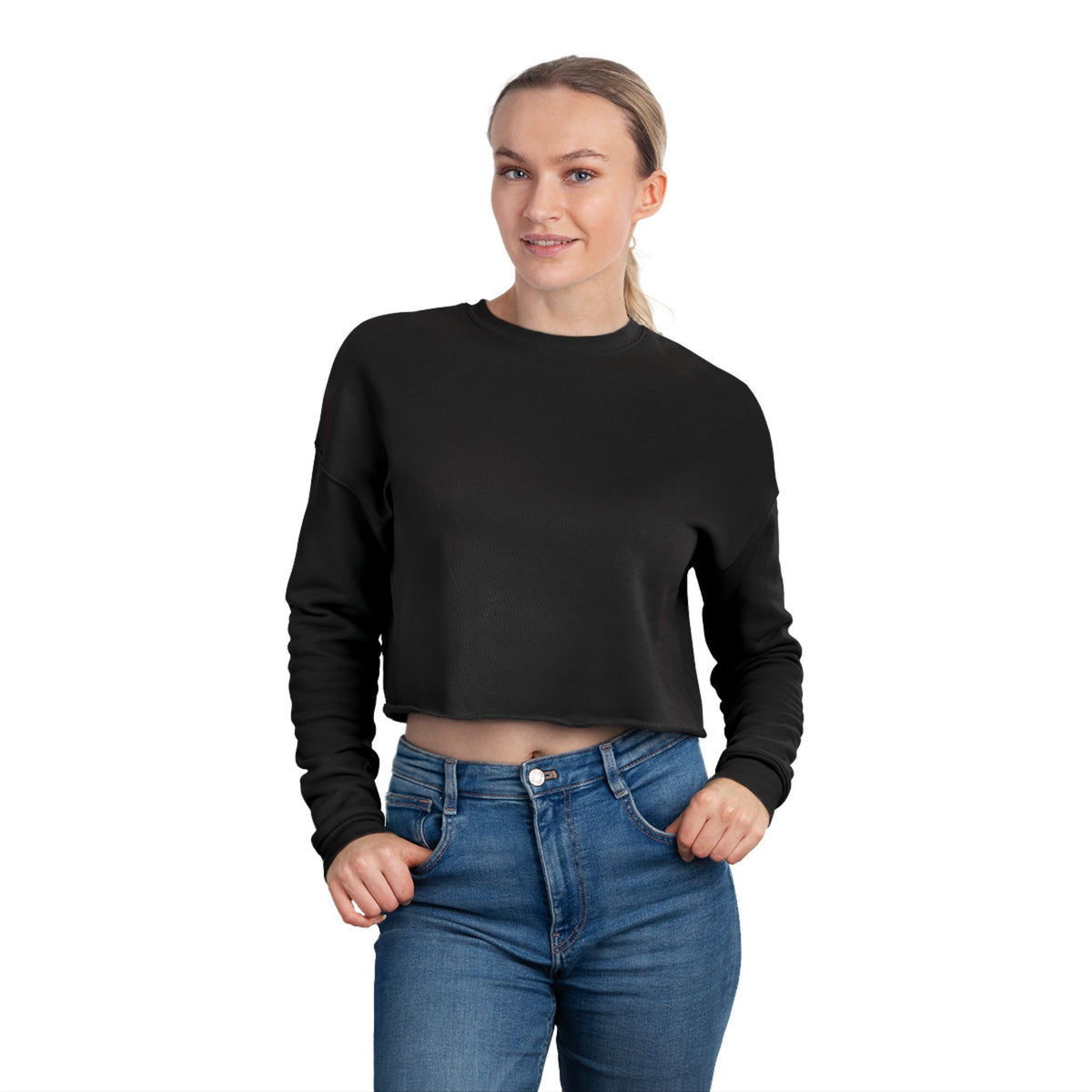 OGSON Women's Cropped Sweatshirt — Back Logo