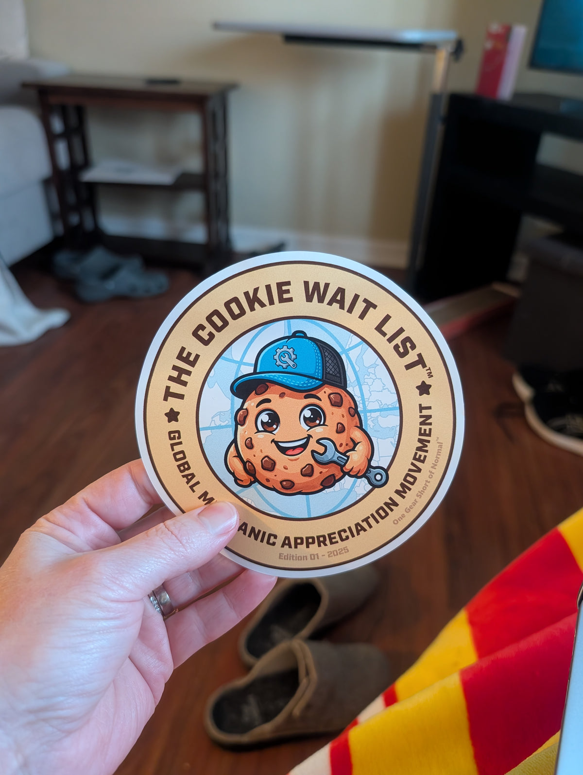 The Cookie Wait List Badge Sticker – Official Cookie Drop Kindness Token